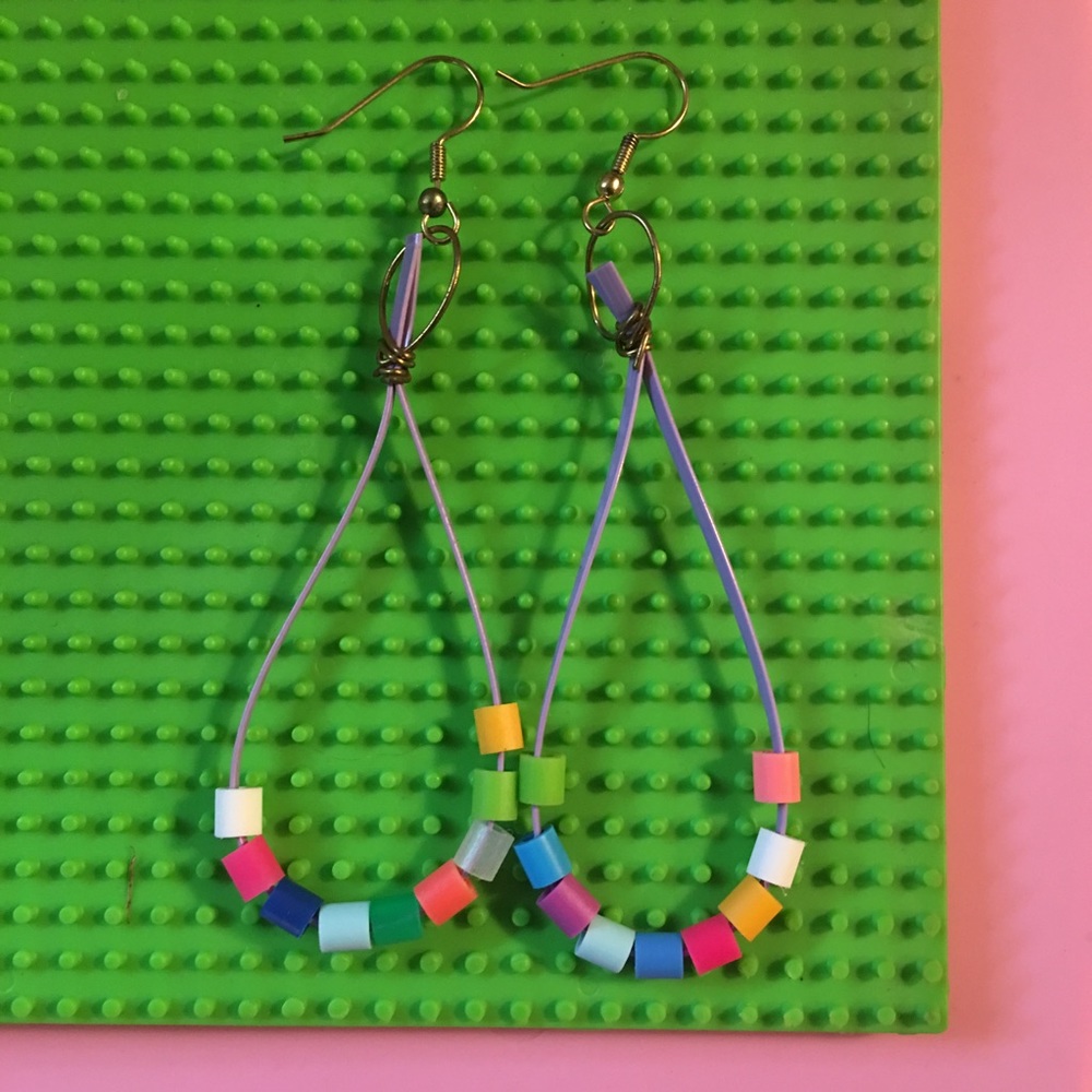 AMELIA PASTICHE DESIGN fun summer upcycled earring